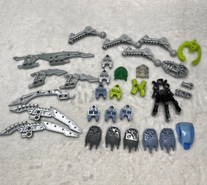 Lot 32 Vintage LEGO BIONICLE Misc. Parts Pieces Weapons Joints Helmet - Picture 1 of 11