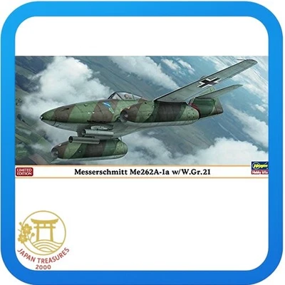 Hasegawa 1/72 Messerschmitt Me262A-1a con W. Gr. 21 - Immagine 1 di 2