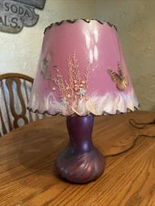 Vintage Van Briggle Lamp Lotus Persian Rose 14” Beautiful - Picture 1 of 17