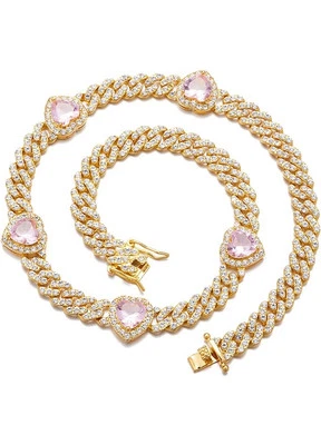 Cuban heart chain for women - Image 1 of 2