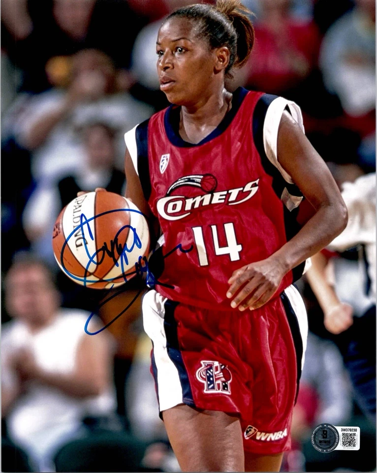 CYNTHIA COOPER SIGNED AUTOGRAPH 8X10 PHOTO HOUSTON COMETS WNBA HOF BECKETT COA - Image 1 of 1