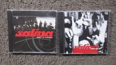 SALIVA "RAISE UP"+"REST IN PIECES" 2002/2003 ISLAND NM/UNPLAYED PROMO CD SINGLES Foto 1 de 4