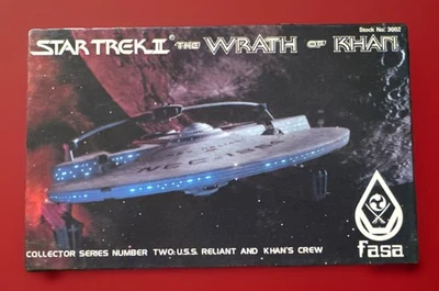 Serie Coleccionista FASA Star Trek Wrath of Khan #2 EE. UU. Reliant COMPLETO Foto 1 de 4