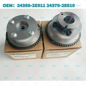 Genuine 2PC for Hyundai Elantra Kia Forte 1.8L 2.0L Timing Camshaft Gear CVVT - Picture 1 of 14