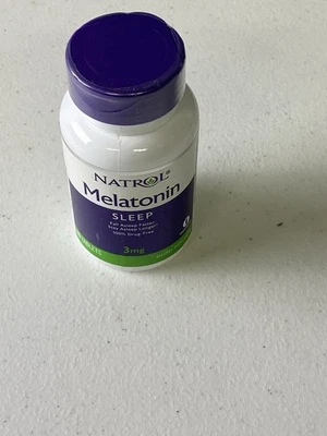 Natrol Melatonin 3mg Sleep Aid Dietary Supplement 100% Drug-Free 60 Tablets - Изображение 1 из 3
