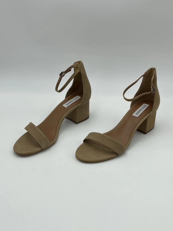 Steve Madden Irenee 高跟鞋凉鞋,棕褐色,女式-SZ 9.5 — 第 1/4 张图片