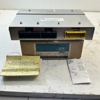 GENUINE GM 16198263 Engine Control Module ECM ECU PCM 1988-93 SUNBIRD TYPHOON - Image 1 of 4