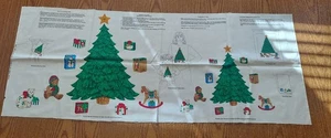 VIP Applique Christmas Tree Fabric Panel 18"X44" - Picture 1 of 7
