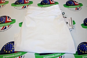 Footjoy golf leisure light weight woven skort white uk size large - Picture 1 of 3