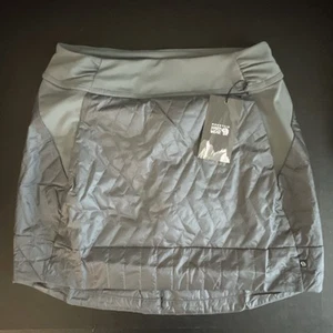 New Women’s Small - Mountain Hardware - Trekkin’ Insulated Mini Skirt - Storm - Picture 1 of 4