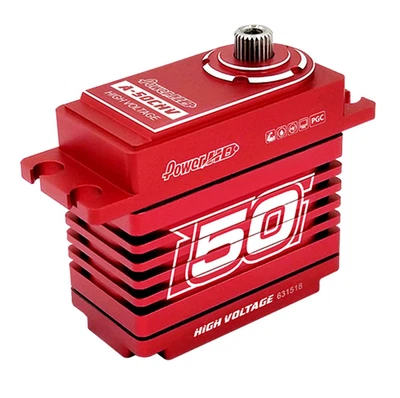 RC SERVO Standard Coreless 50KG High Torque METAL Gear A-50CHV - Image 1 of 4