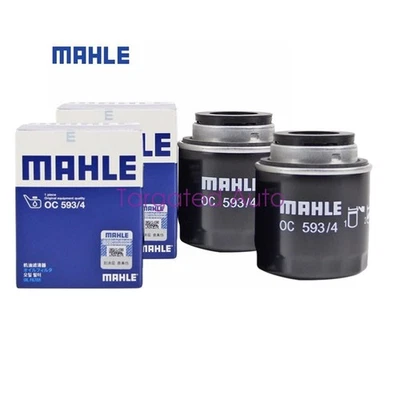 03C115561E OEM 2 PCS MAHLE Engine Oil Filters for VW CC Golf BEETLE TIGUAN 1.4 Foto 1 de 4