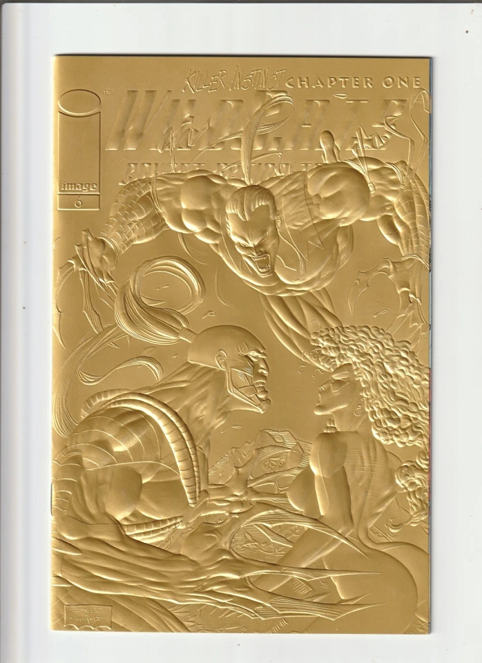 WILDCATS #6 Gold Embossed Retailer Incentive VARIANT 1993 NM - Image 1 of 1