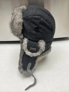 iFurhatal Winter Trapper Hat Men Women 100% Real Rabbit Fur Russian Ushanka S/M - Picture 1 of 10