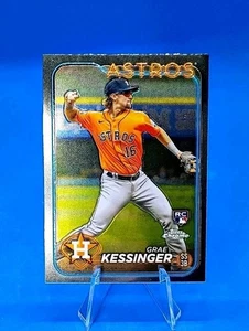 2024 Topps Chrome Baseball Grae Kessinger RC #193 Houston Astros Shortstop /3B - Bild 1 von 5