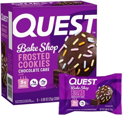 Quest Nutrition Quest Chocolate Cake Frosted Cookies, 8 Count, 8 Count - Image 1 of 4