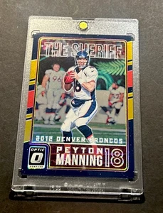 2016 DONRUSS OPTIC PEYTON MANNING THE SHERIFF GOLD PRIZM SSP #’d 06/10! BRONCOS - Picture 1 of 8