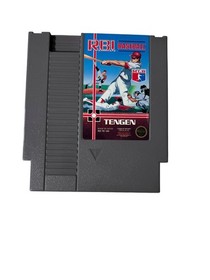 RBI BASEBALL (Gray Cartridge) NES (Nintendo, 1988) Tengen