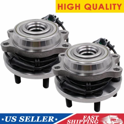 Par de bujes y cojinetes de rueda delantera para Nissan Frontier Xterra 05-15 4x4 2005-19 Foto 1 de 4