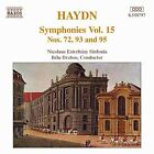 Nicolaus - Haydn : Symphonies Nos. 72,93 and 95 (Vol 15) [CD]