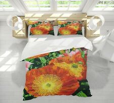 3D Poppies 1129NA Bed Pillowcases Quilt Cover Duvet Allan P. Friedlander Fay