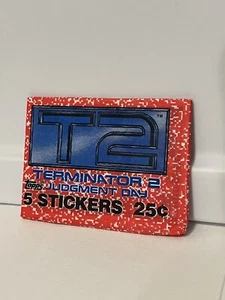 Terminator 2 Judgment Day 5 Stickers Unopened - Picture 1 of 2