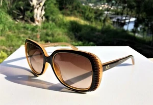 Armani Exchange Sunglasses AX 4014 8062/13 Butterfly Brown Brown Lens - Picture 1 of 5