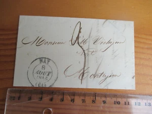 64 > 31 LETTRE 1846 NAY > MONTREJEAU CACHETS TARBES PAU - Imagen 1 de 2