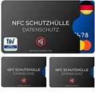 TV geprfte NFC Schutzhlle (3 Stck) aus Kunststoff fr Kreditkarte Pers
