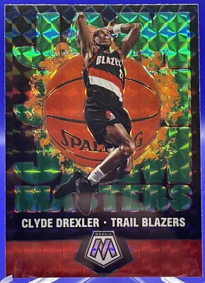 2019-20 Panini Mosaic Jam Masters Green #4 Clyde Drexler   - Image 1 of 2