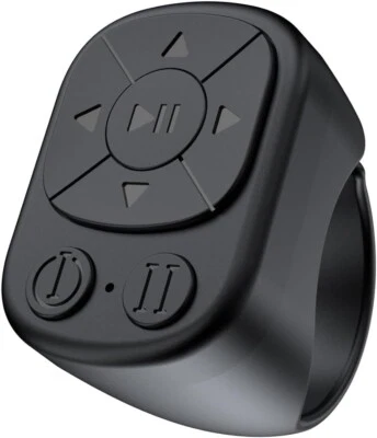 Tiktok Bluetooth Remote Control Scrolling Ring TIKTok Page Turner Black White PK - Image 1 of 4