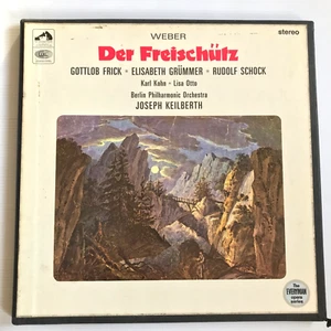 Weber - Der Freischutz - Keilberth, Berlin PO, Schock, Grümmer 2LP HMV Box Set - Picture 1 of 10