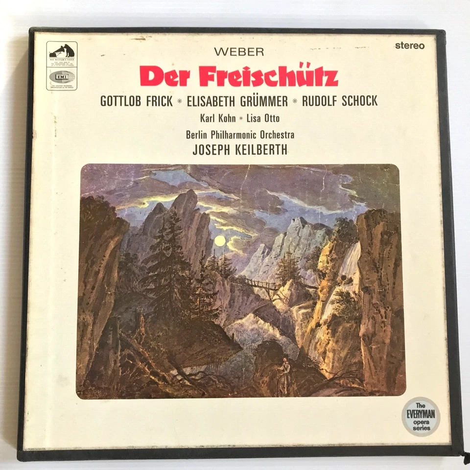 Weber - Der Freischutz - Keilberth, Berlin PO, Schock, Grümmer 2LP HMV Box Set - Image 1 of 4