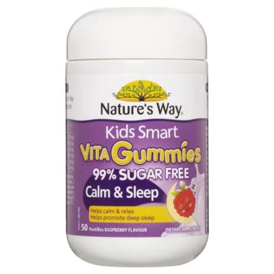 Nature's Way Kids Smart Vita Gummies Sugar Free Sleep & Calm 50 Gummies - image 1 of 3