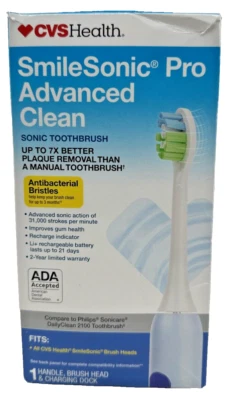 🆕️🪥Pro Advanced Clean Cepillo de dientes sónico👄SmileSonic CVS Hhealth🆓️📦 Foto 1 de 2