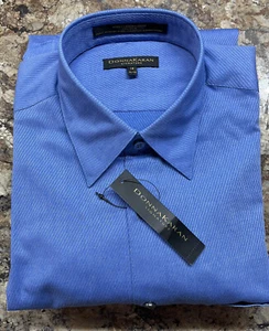 DK Donna Karen Signature Hemd blau Größe 16 32/33 hergestellt in Hongkong UVP 90,00 $ - Bild 1 von 8