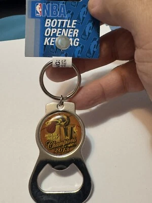 Miami Heat 2013 NBA Finals Champions Keyring LICENSED - Image 1 of 2