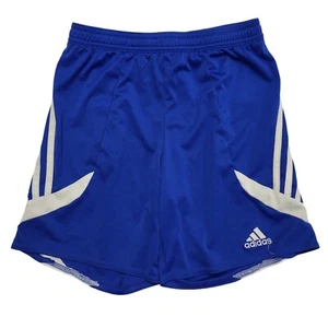 Adidas Blue White Drawstring Sport Shorts Uk Boys Size L W26 CC80 - Picture 1 of 5