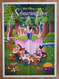 SNOW WHITE AND THE SEVEN DWARFS wonderful German 1-sheet 1992 WALT DISNEY - Picture 1 of 1