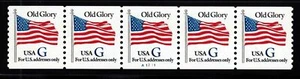 Sc 2890 G Rate 1994 (32c) PNC5 número de placa A1211 MNH Old Glory - Imagen 1 de 1