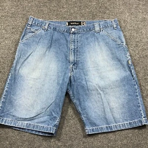 Pantalones Cortos De Colección Levis Silvertab Jean Para Hombres 42 Azul Lavado Denim Trabajador Sueltos Calce Suelto - Imagen 1 de 12