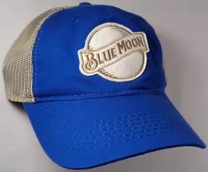 Hat Cap Licensed Blue Moon Tan Mesh Blue OC - Picture 1 of 2