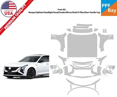 For Cadillac CT5 V Blackwing 2025 Front Paint Protection Film PreCut Kit PPF - Image 1 of 4