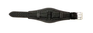Authentic Invicta Lupah 11321 24MM Black Leather Watch Band - Picture 1 of 4