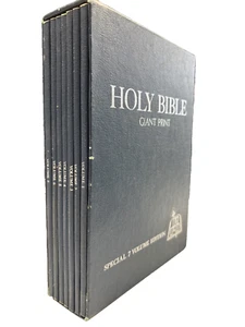 Holy Bible, Red Letter, King James Version, Giant Print: Special 7 Volume... - Picture 1 of 4