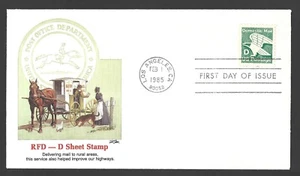 1985 US Postage - SCOTT 2111 - 22 CENT - EAGLE D RATE - FDC Fleetwood - ABLN - Picture 1 of 2