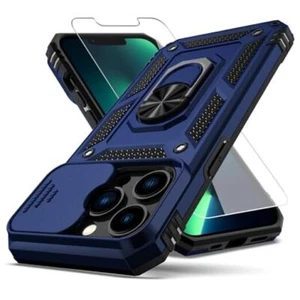 for iPhone 13 Pro Max Case,with Camera Lens Cover HD Screen Blue - Picture 1 of 7