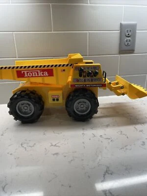 2000 Tonka Dump Truck Front End Loader Mighty Motorized Construction Not Working - Image 1 of 4