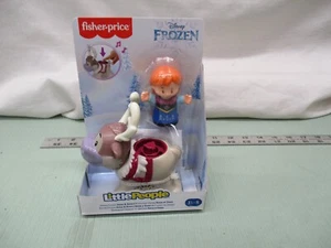 Fisher Price Little People Disney Princess Riding Horse Anna Frozen Sven deer - Picture 1 of 3