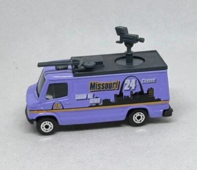 MATCHBOX ЧЕРЕЗ АМЕРИКУ 50-Й ДЕНЬ РОЖДЕНИЯ #24 МИССУРИ ТВ НОВОСТНОЙ ФУРГОН - Изображение 1 из 4